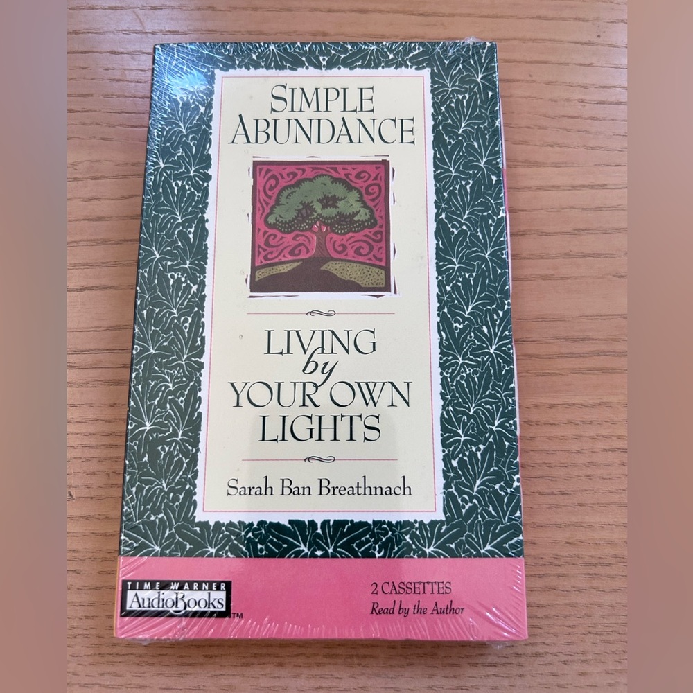 New ~Simple Abundance: Living by Your Own Lights Sarah Ban Breathnach 2 Cassette